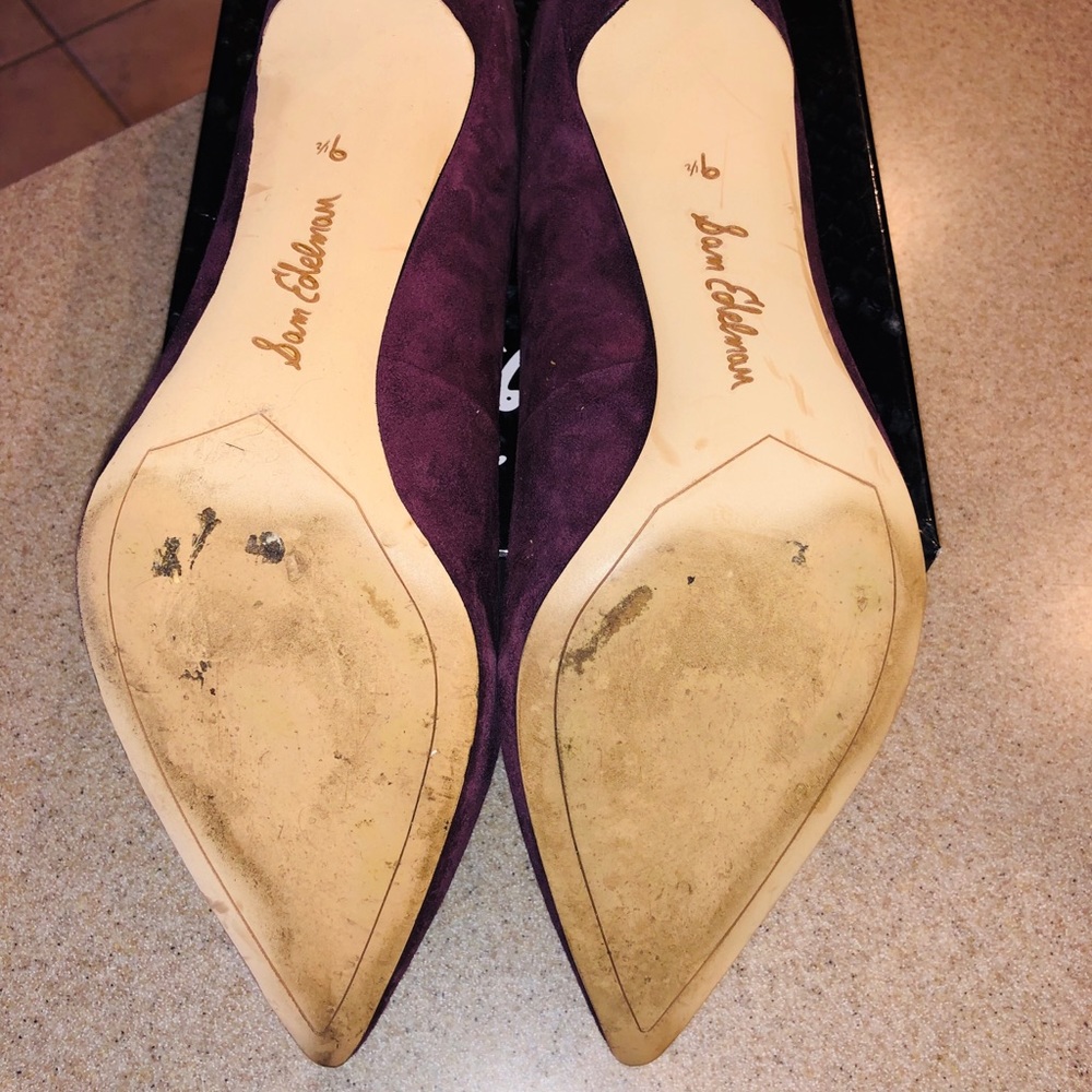 Sam Edelman Orella Burgundy Suede Pump - Picture 5 of 6